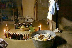 Garifuna Offering - Presided over by a Buyei or shaman
