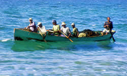 Ben Palacio Garinagu padling